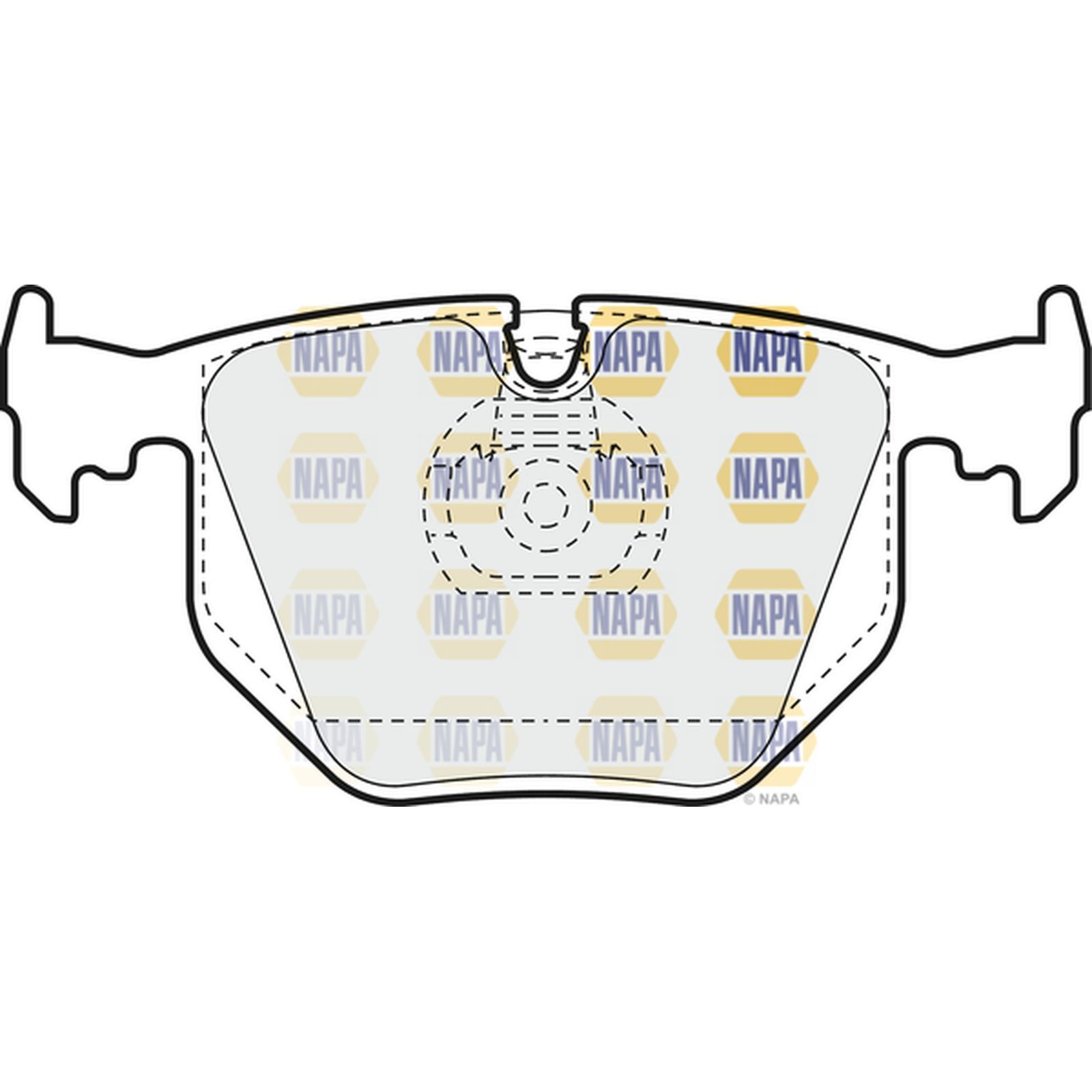 Brake Pads Set fits BMW X5 E53 3.0 Rear 00 to 06 NAPA 34211163326 34211164582 - Image 16