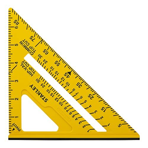 Stanley Quick Square, ABS, Yellow, 7 in, Graduations 8ths 76174460100| eBay