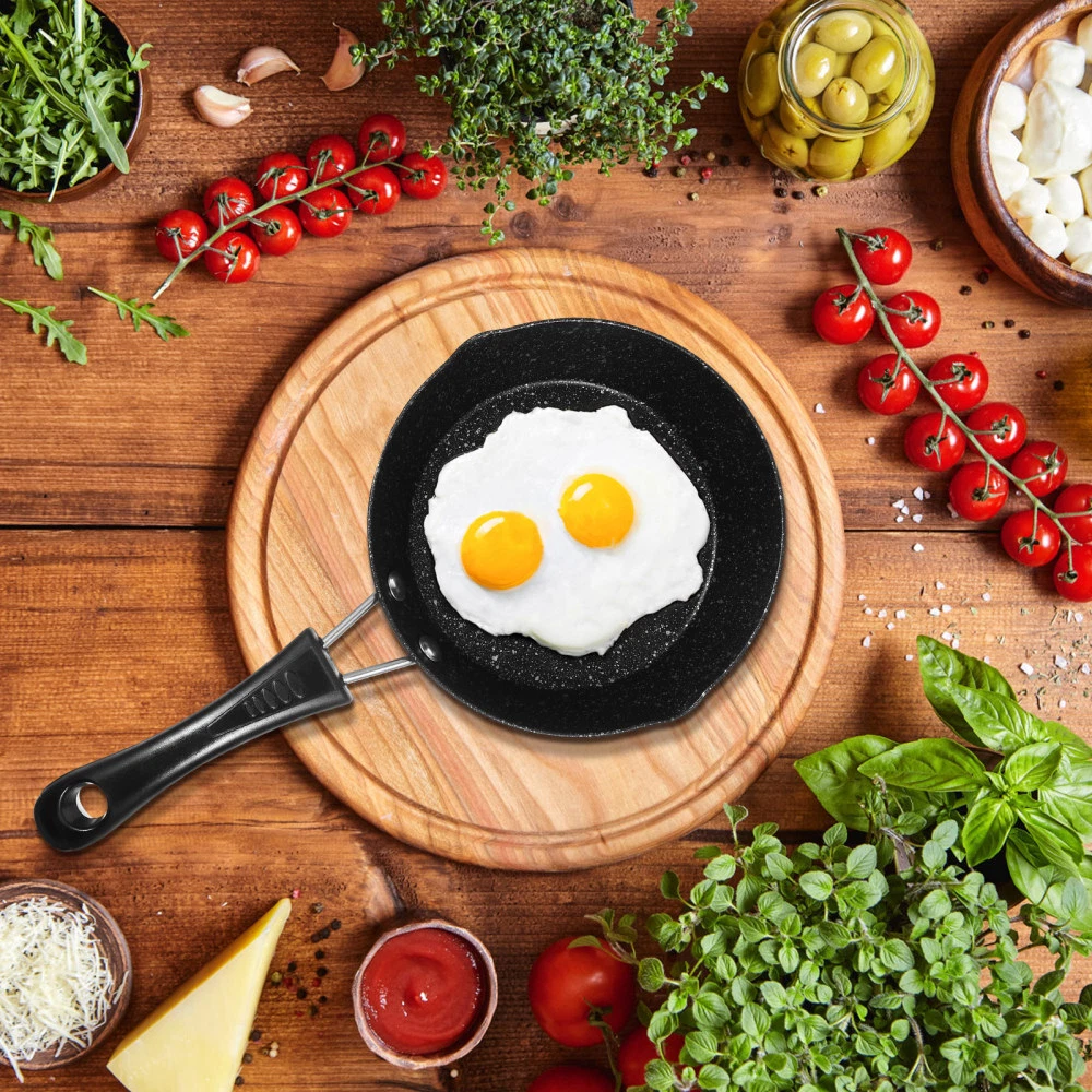 Egg Cooker Gas Range Pans Nonstick Induction Frying Household Kitchen Black Egg Cooker Gas Range Pans Nonstick Induction Frying Household Kitchen Black