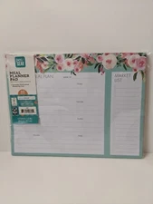 Pen+Gear Weekly Meal Planner Pad with Magnets, Shopping List Meal Plan 60 Sheets