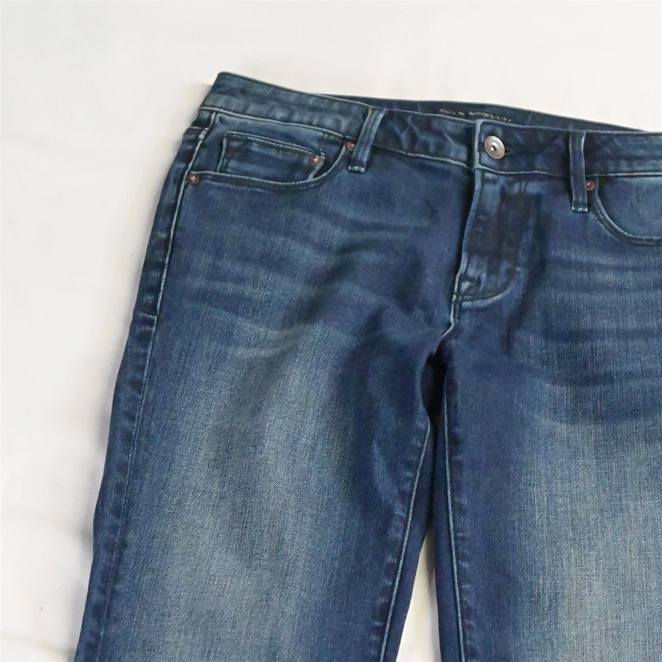 Jeans feminino Cult of Individuality 26 zinco cintura média skinny lavagem escura stretch jeans - Imagem 2 de 4