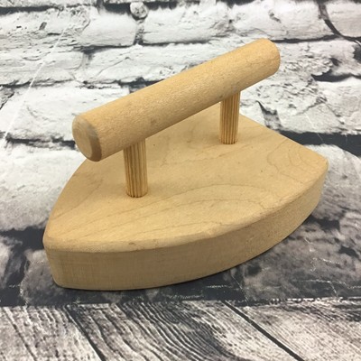wooden toy iron