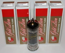 Factory Platinum Matched Quad Genalex Gold Lion N709 / EL84 tubes, BRAND NEW