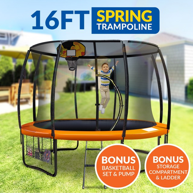 trampoline basketball kit