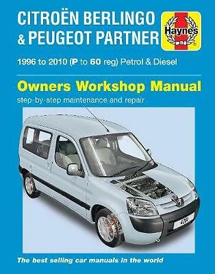 Berlingo Workshop Manuals Citroën Car Service & Repair Manuals