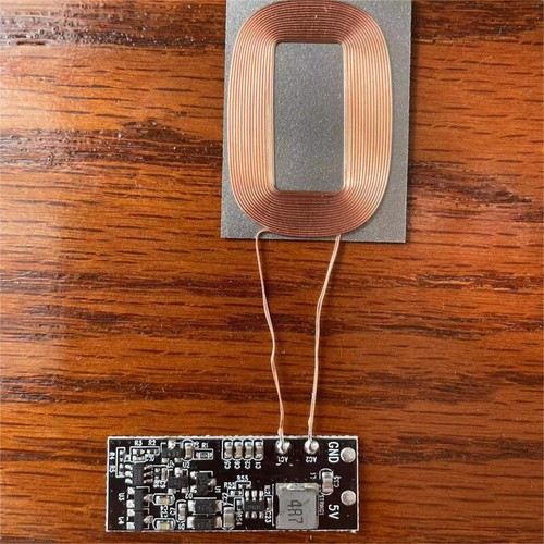 Universal Wireless Charger Receiver Module CBA Board+Coil Charging Circuit DIY - Photo 5 sur 6