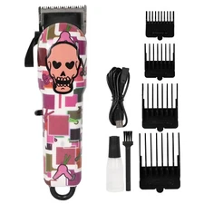 Professional Hair Clippers Kit for Men Electric Cordless Haircut Trimmer Barber