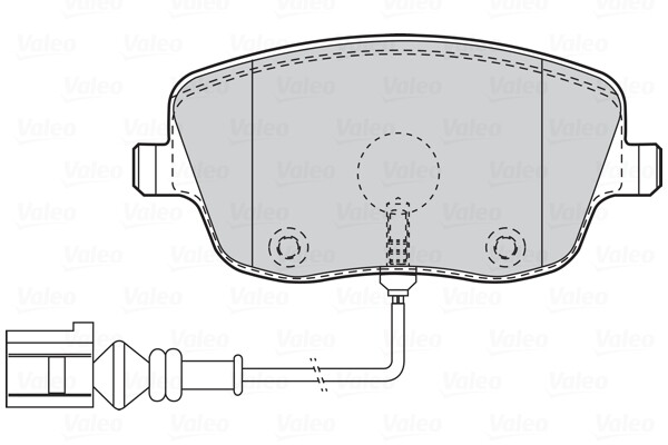 Valeo 301720 kit plaquettes de frein à disque auto de rechange anti usure