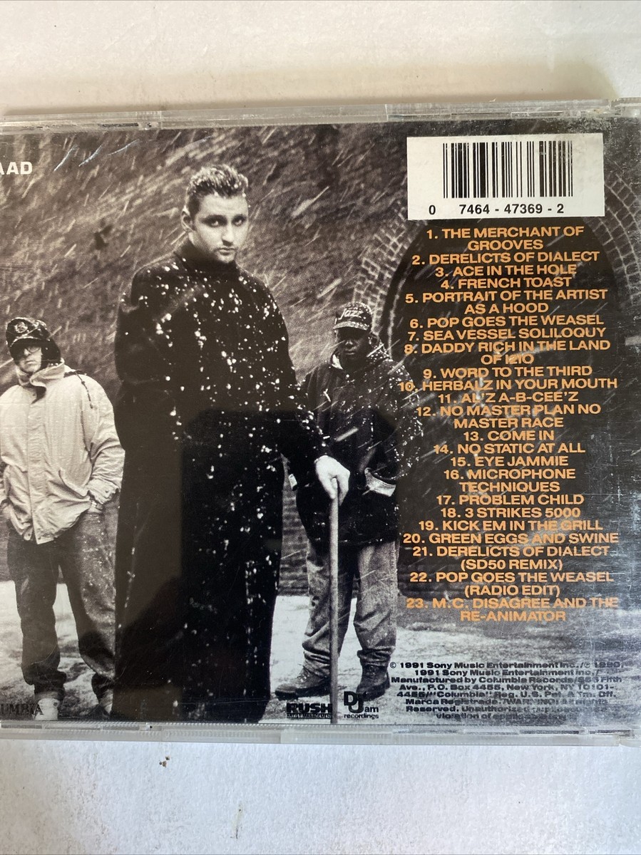 洋楽 3rd Bass Derelicts Of Dialect MASTERDISK 3rd Bass - Derelicts Of Dialect [ CD] VGC+ - CCC! | eBay