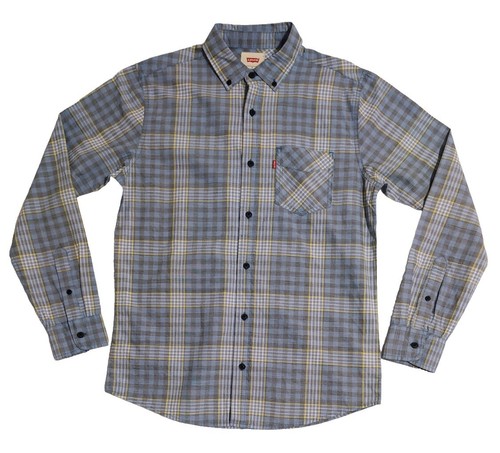 ChristianDior　1980年代 MENS　Antique Vintage Christian Dior Shirt Men 16 Glen Check Button 80s Casual