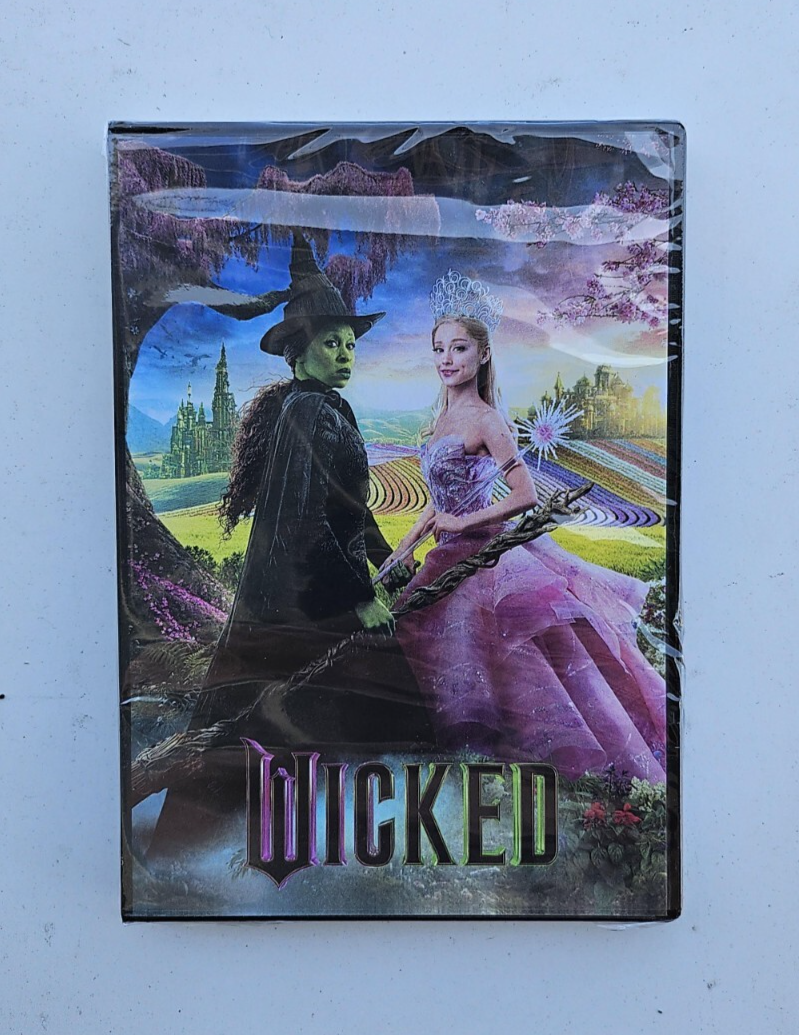 New! WICKED (DVD 2025) Sealed Ships FREE Ariana Grande Cynthia
