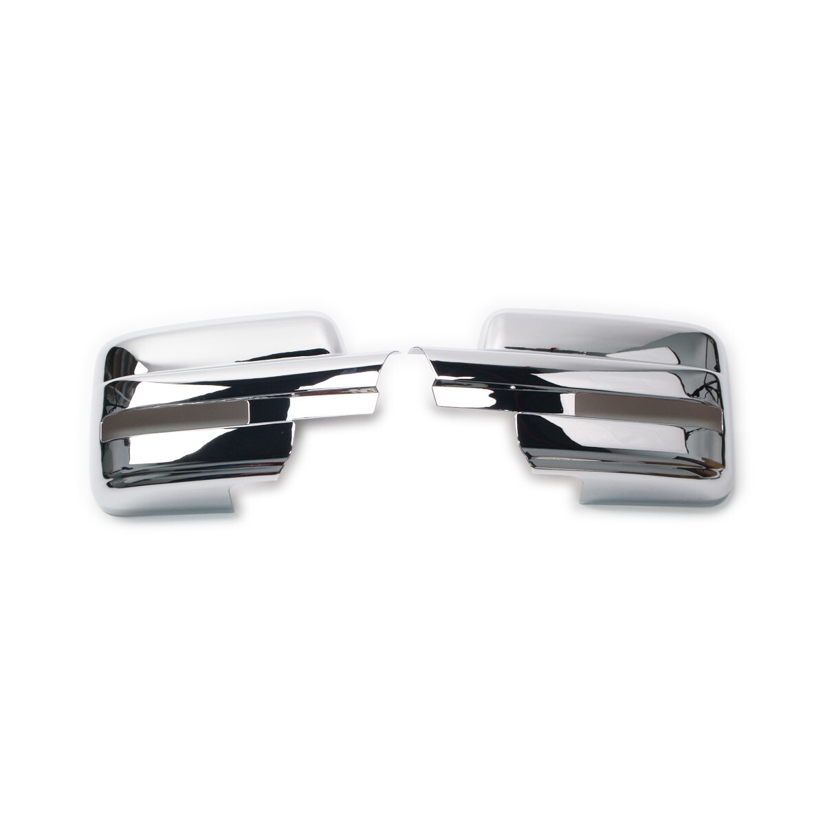 2PCS Chrome Full Mirror Covers For 0914 Ford F150 W/Turn Signal Light