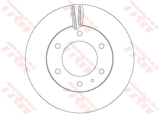2X TRW DF6812S Bremsscheibe FüR Ford-image