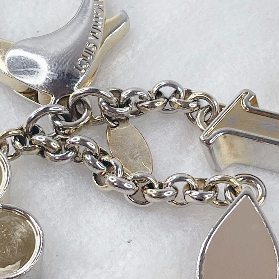 Louis Vuitton Monogram Flower Initial Key Holder Bag Charm