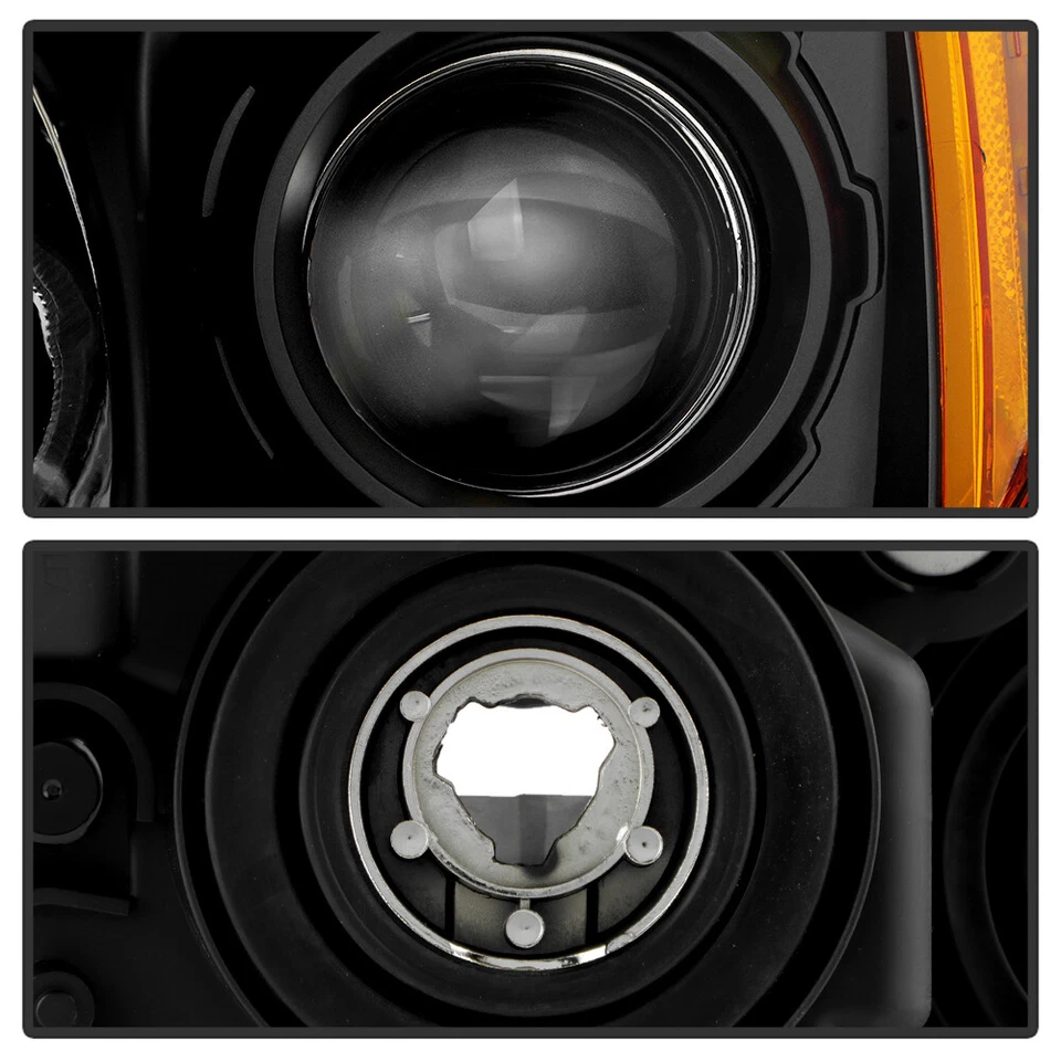 Faros delanteros negros para Honda Pilot 2006 2007 2008 mercado de accesorios izquierda+derecha Foto 3 de 4