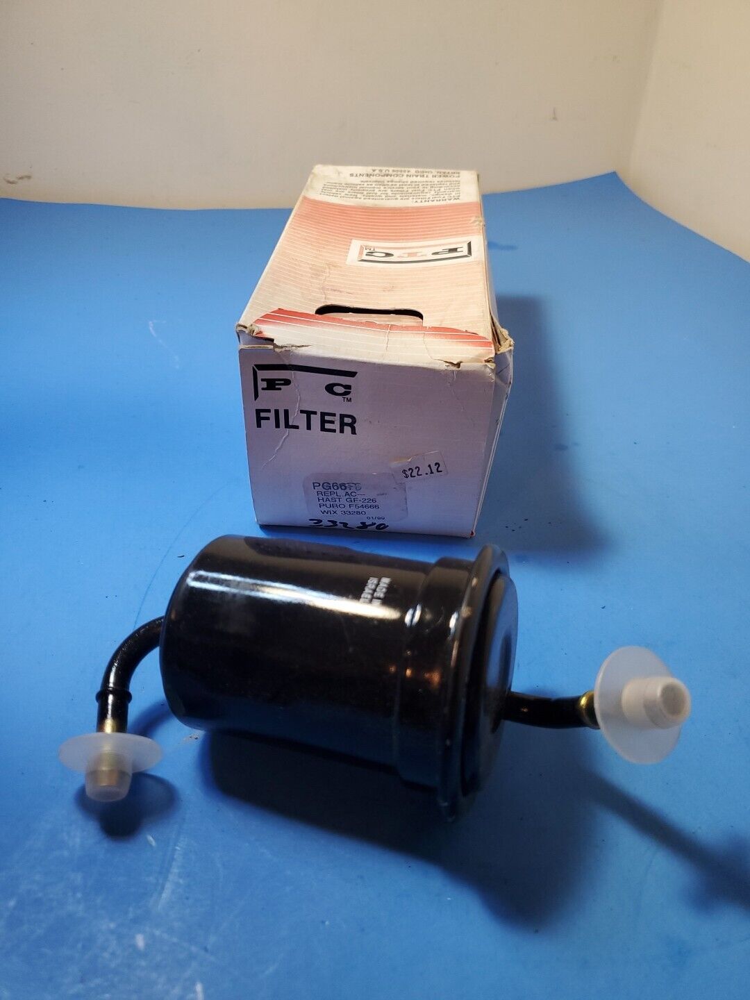 Fuel Filter PTC VIN: H FI Wix 33280 Purolator F54666 Hastings GF-226