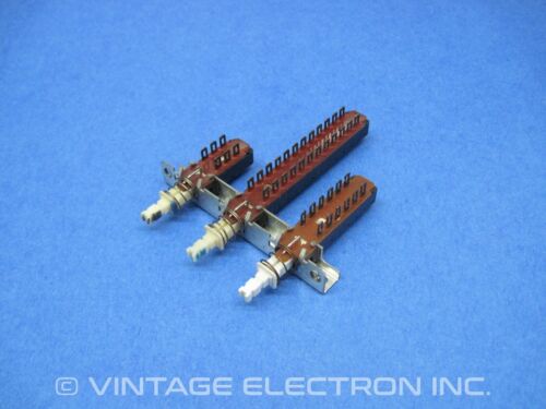 NOS Dynaco 3-Pushbutton Switch Assy (SE-10 Equalizer): P/N 338005 (3 Station) - Picture 1 of 7