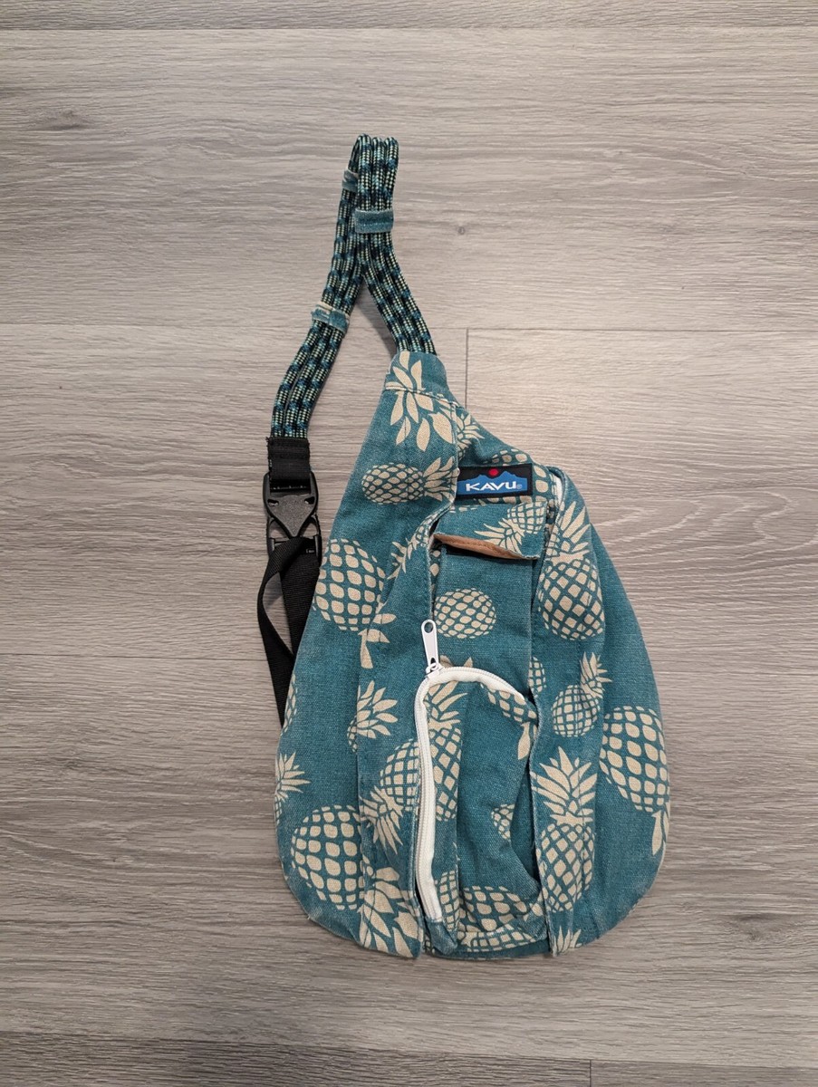 kavu rope sling bag Teal Pineapple Design Rock Climbing  display picture 3