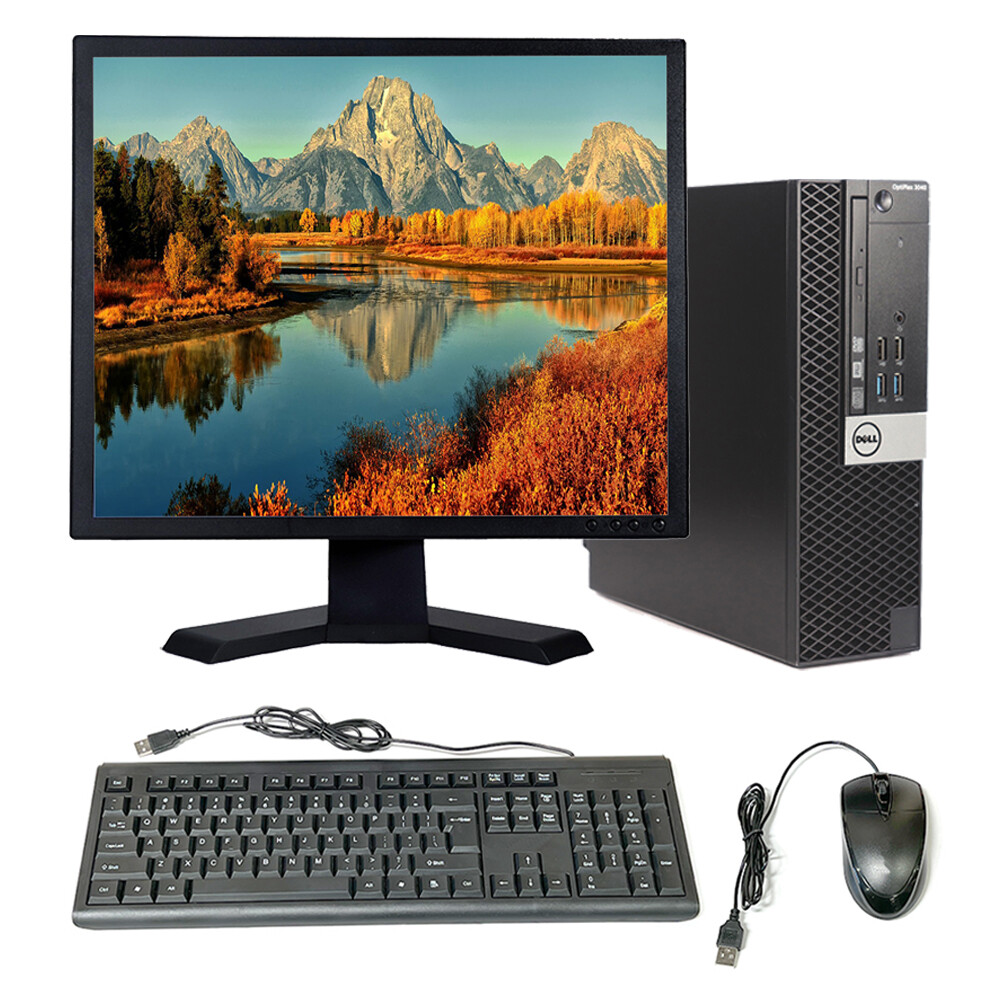 Dell Desktop PC Core i3 Upto 16GB RAM 512GB SSD 1TB HD Dual