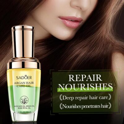 30ml frisches SADOER Nourish Hair Oil Reparierende + glättende Dauerwellen- L4N4