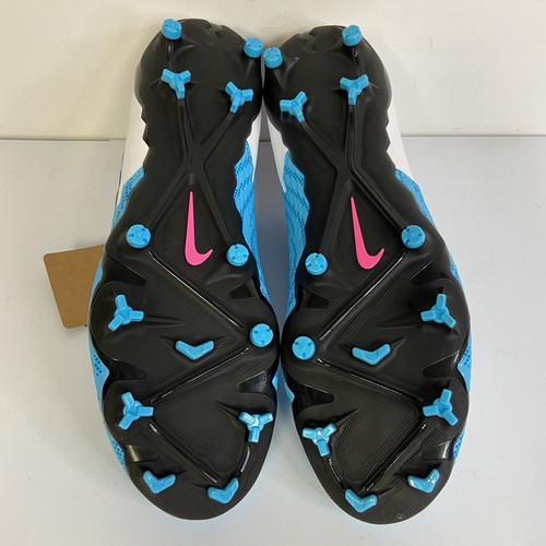 Nike Men's Size 11.5 Phantom GX Academy FG/MG Baltic Blue Pink Soccer DD9473-446 - Picture 8 of 9