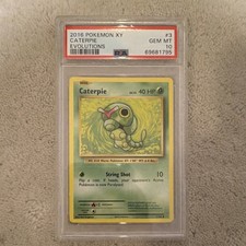 Pokémon TCG Caterpie Evolutions 3/108 Regular Common PSA 10