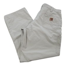 Carhartt Men's 40x32 Canvas Dungaree Carpenter Pants Loose Original B151 TAN