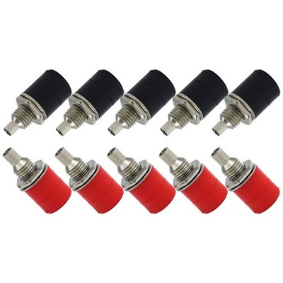 Steckdose 30Vac-60Vdc/max.24A vernickelt 21,3*9,8*9,8(mm) 4mm ABS rutschfest