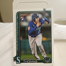 Rhylan Thomas 2025 Topps Update #US196 RC Seattle Mariners