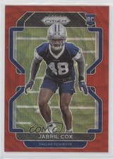2021 Panini Prizm Rookie Red Wave Prizm 16/149 Jabril Cox #394 0nr3