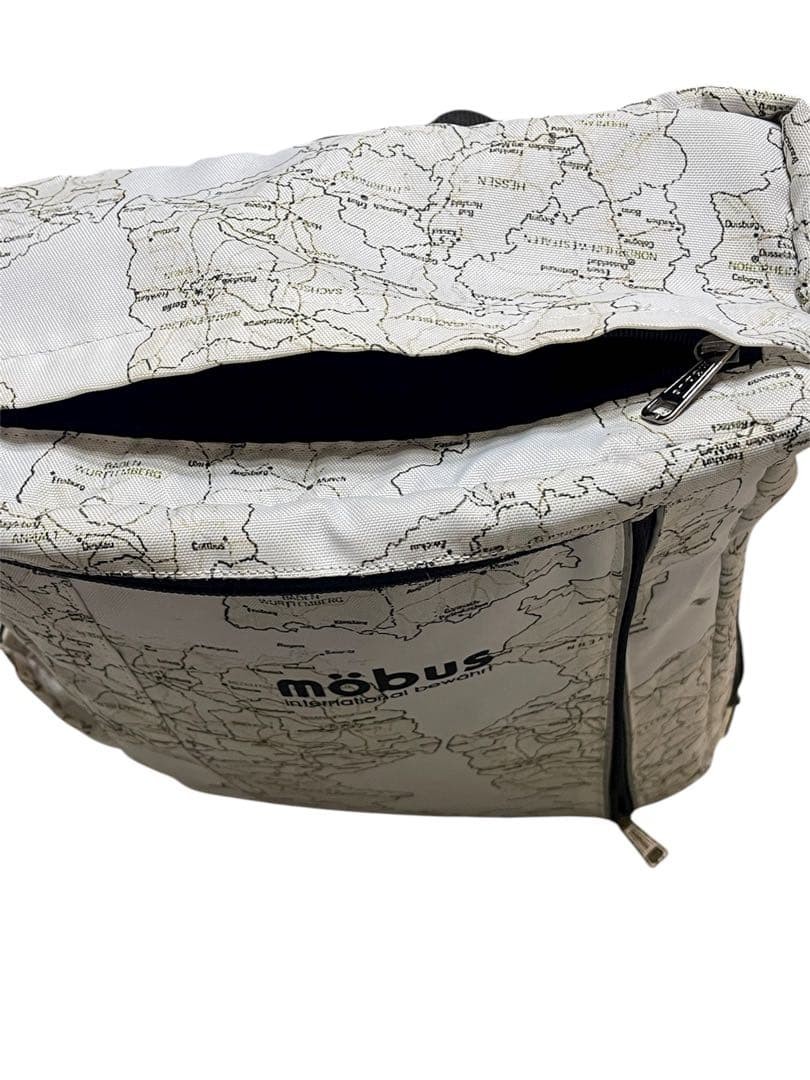 Mobus Map Pattern Backpack Bag Shoulder Bag - image 4