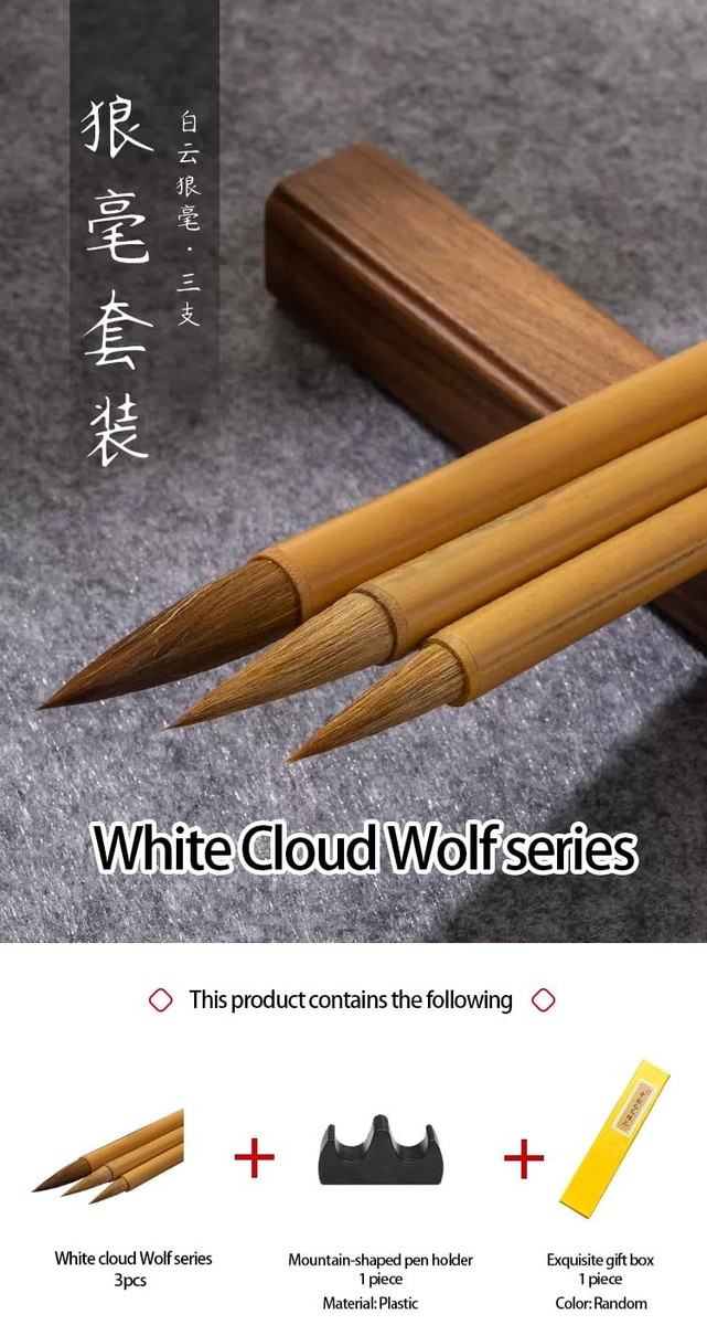 Chinese Calligraphy Brush Set for Writing Drawing Ink Brushes
