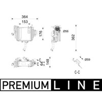 LadeluftküHler Mahle CI 737 000P FüR Mercedes-Benz E