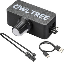 4 Pin 12V PWM Fan Controller with Type C USB Power Cable and 4Pin 5 Way PWM F...