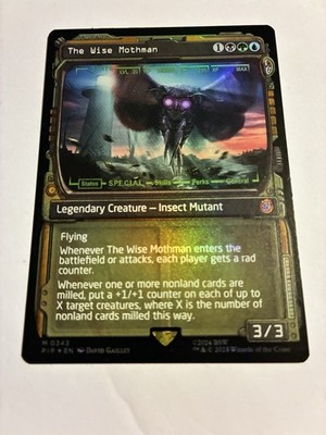 The Wise Mothman (Showcase) -Foil Near Mint MTG Universes Beyond: Fallout