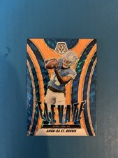 2025 Panini Mosaic Orange Prizm Elevate #15 Amon-Ra St. Brown Detroit Lions NFL