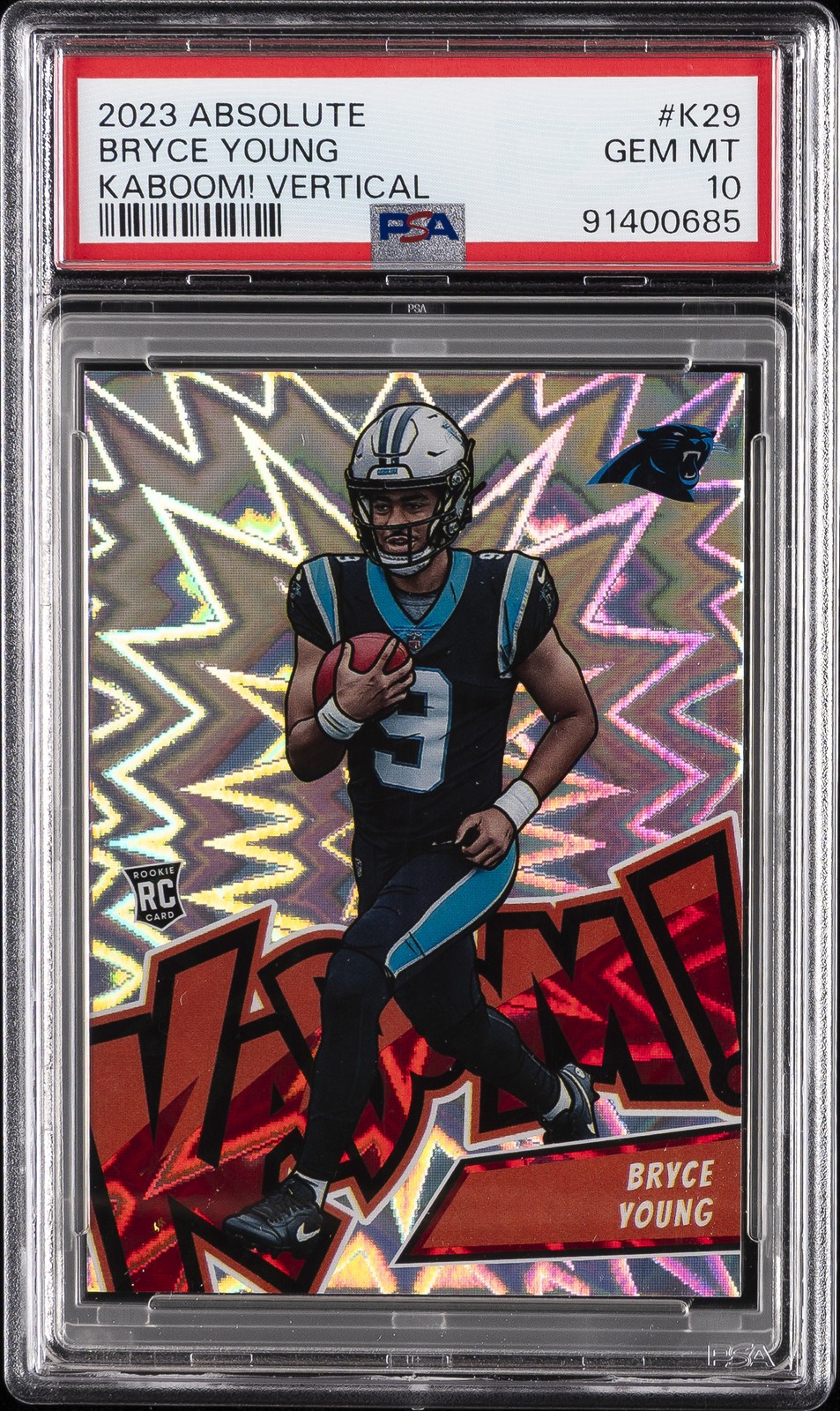 2023 PANINI ABSOLUTE KABOOM! VERT #K29 BRYCE YOUNG PSA 10