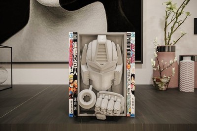 Optimus Prime Manga Book Nook - G1 Transformers Inspired Bookshelf Insert