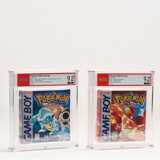 1998 Pokémon Red and Blue Versions Game Boy Sealed CIB Graded PSA 9.2