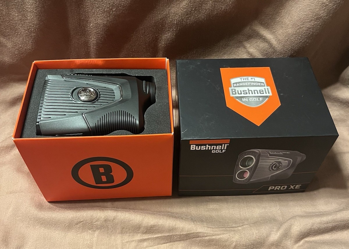 Bushnell Pro XE Golf Laser Rangefinder - Black/Silver (201950) for
