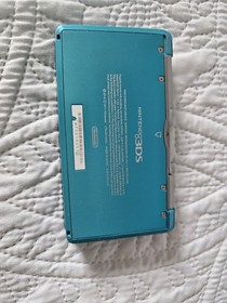 Nintendo 3DS Handheld System - Aqua Blue Tested Working With Charger No Stylist 