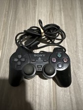 Sony PlayStation 2 DualShock 2 Controller In Midnight Black SCPH10010 PS2