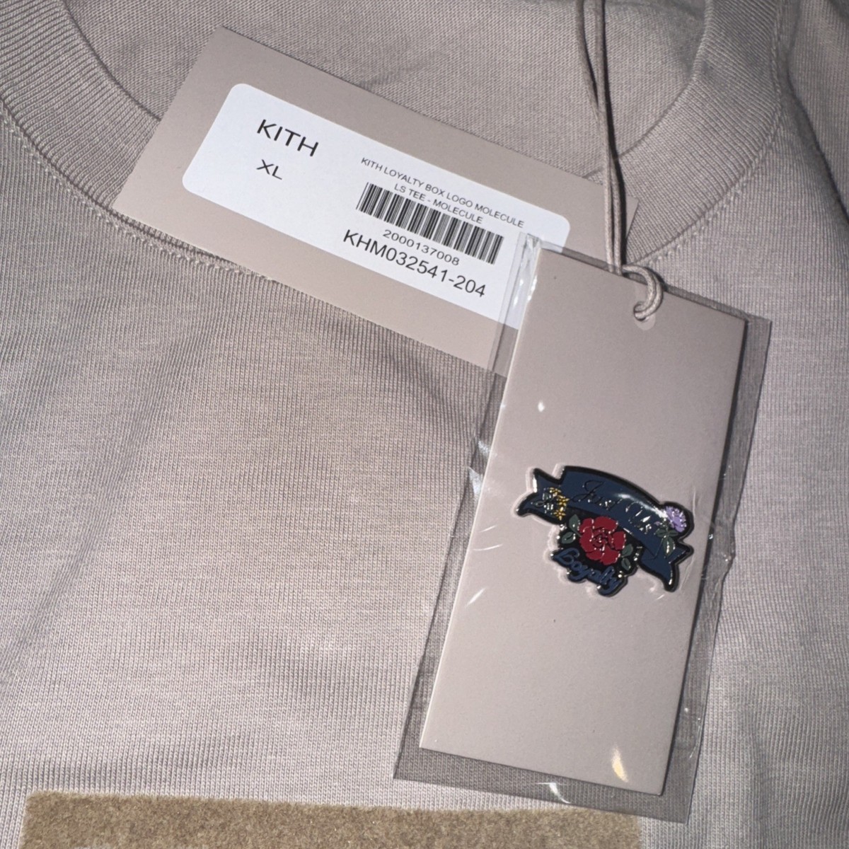 KITH Loyalty Box Logo Tee - Molecule - Size XL LONG SLEEVE 2024 