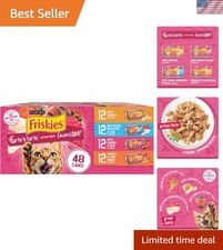 Purina Gravy Wet Cat Food Variety Pack, Surfin and Turfin Prime Filets Favo...