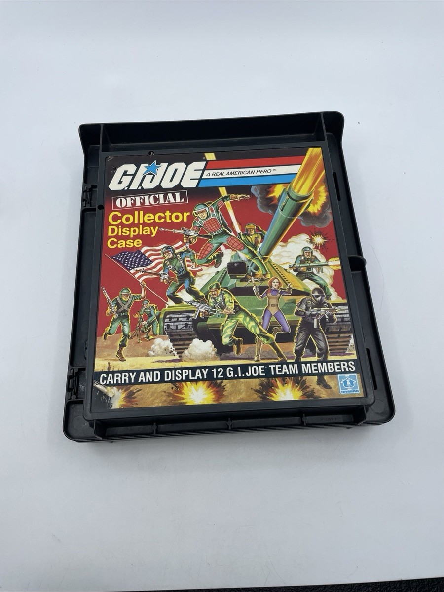 1982 GI JOE Official Collector DISPLAY Carrying CASE Holds 12