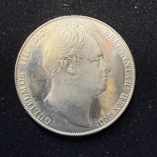 1836 King William IV Gap filler Silver Plated Crown Coin