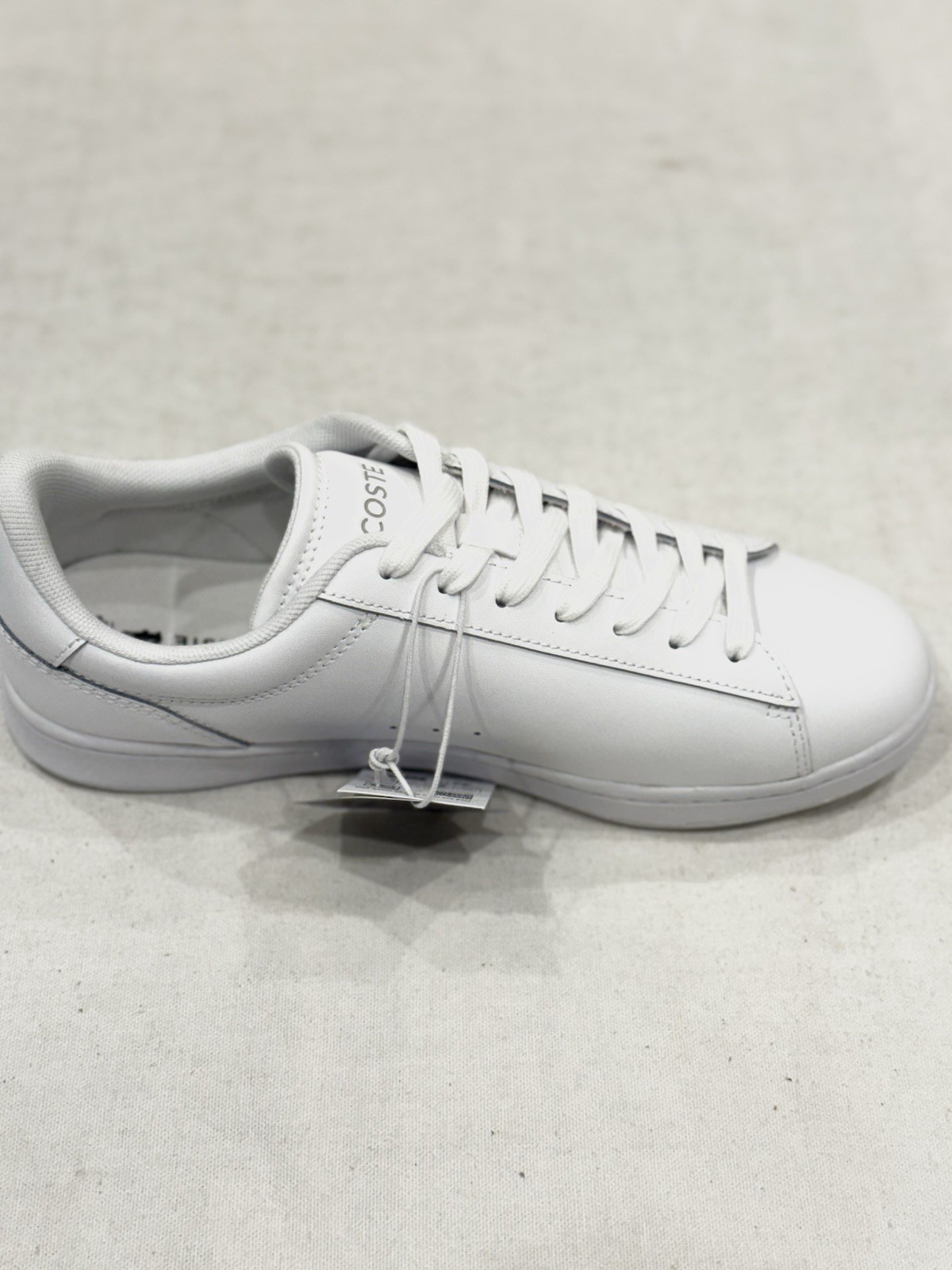 Lacoste, Carnaby Set 224 10 SFA Women’s Lether Sneakers, Color White, Size 8 image 4