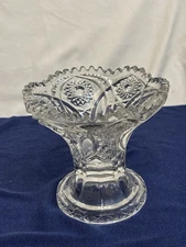 EAPG Cambridge Star Diamond Sawtooth Punch Bowl Stand