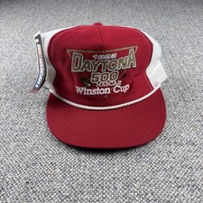 Vtg 1993 Daytona 500 NASCAR Winston Cup Trucker Hat Snapback Cap USA Made NWT