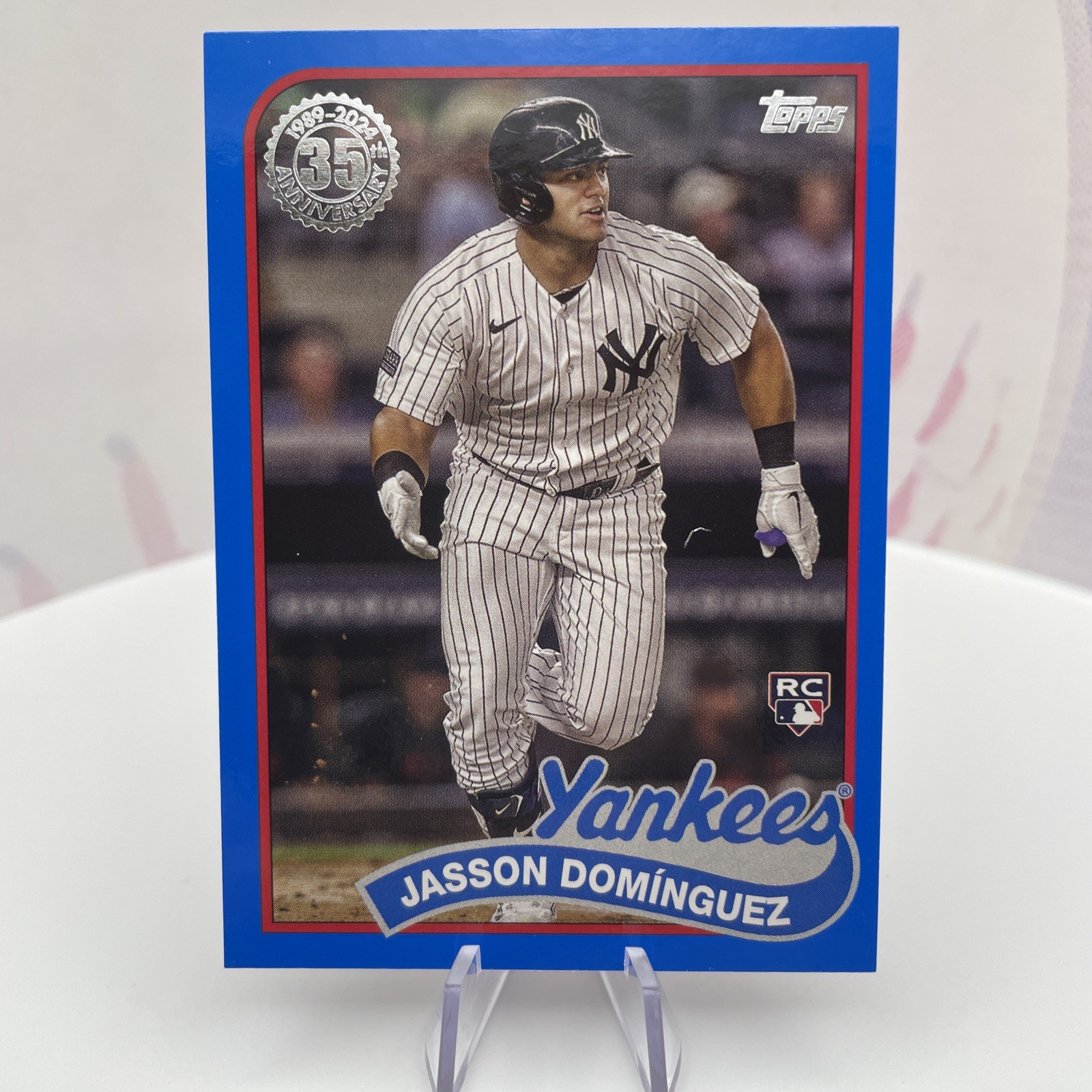 JASSON DOMINGUEZ 2024 Topps Update 1989 35th Anniversary #89US-10 Blue Rookie RC
